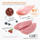 Pienso para gatos quisquillosos Catit Recipes - Receta de Aves para ADULTO
