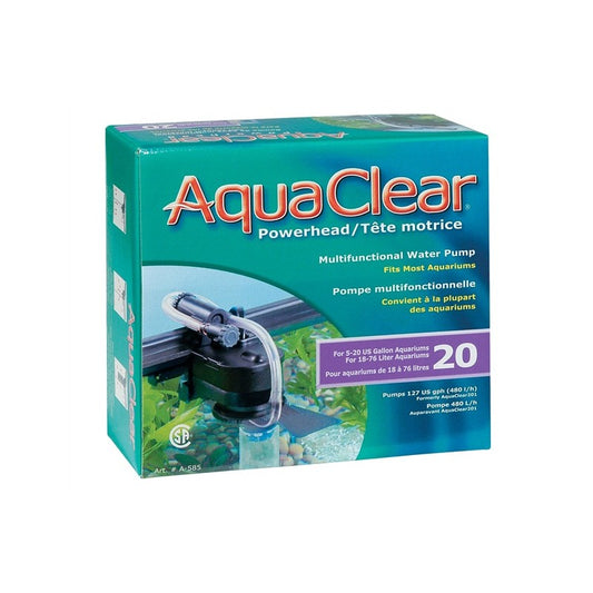 Bomba sumergible Aquaclear 20 para acuarios de 18 a 76 litros
