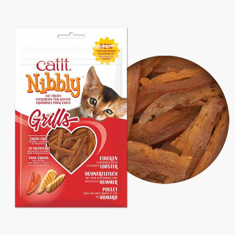 Snacks masticables para gatos Catit Nibbly Grills