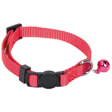Collar de nylon con cascabel Premier CAT rojo (30 cm) - CL4000
