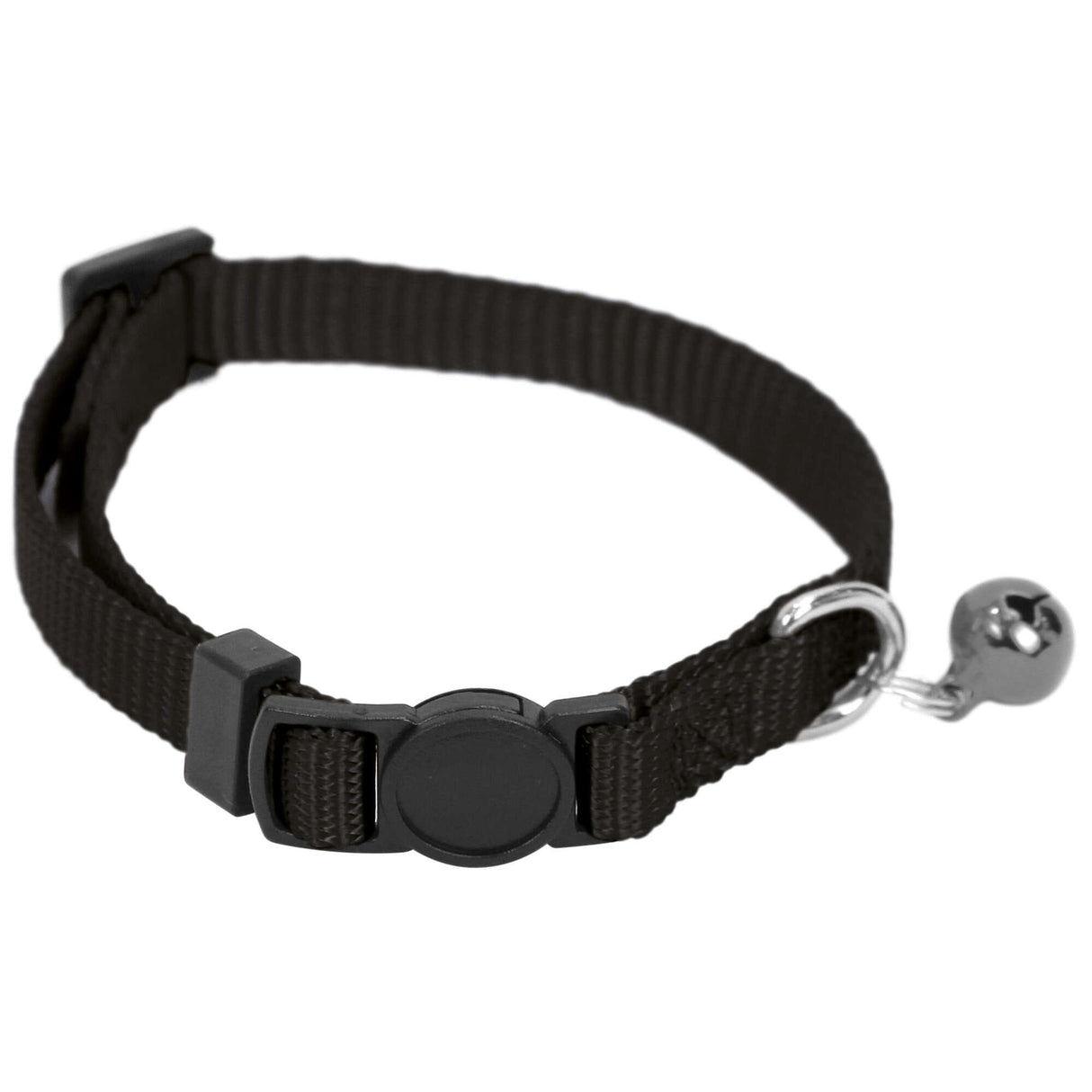 Collar de nylon con cascabel Premier CAT negro (30 cm) - CL4002