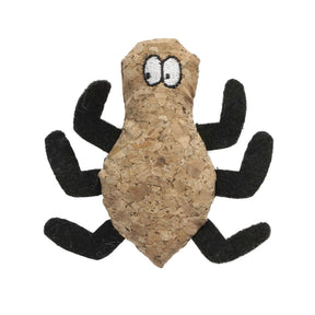 Juguete araña de corcho para gatos (11 cm) - CPW1050