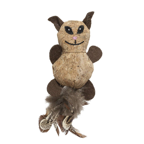 Juguete gato de corcho para gatos (15 cm) - CPW1061
