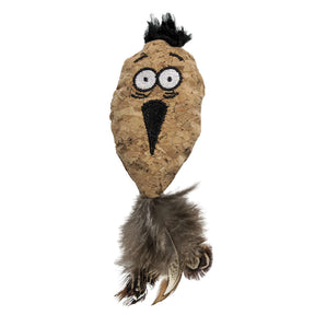 Juguete loro de corcho para gatos (15 cm) - CPW1071