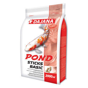 Alimentos para peces de estanque POND STICKS BASIC de DAJANA de 2 litros