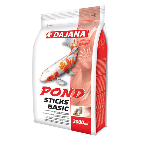 Alimentos para peces de estanque POND STICKS BASIC de DAJANA de 2 litros