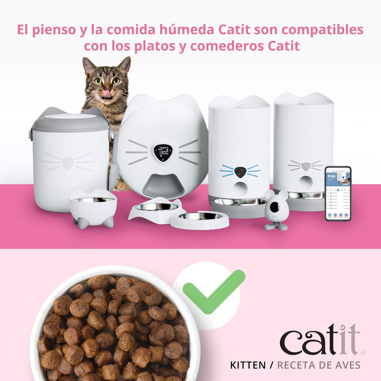 Pienso para gatito junior Catit Recipes - Receta de Aves para KITTEN
