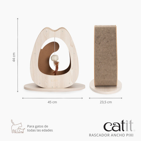 Rascadores de cartón para gatos Catit PIXI