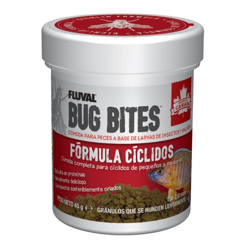 Bug Bites para peces cíclidos 45 gramos