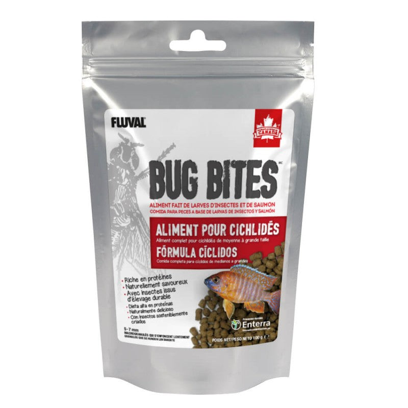 Bug Bites para peces cíclidos 100 gramos