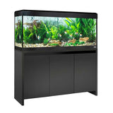 Acuario roma de 240 litros con mueble negro