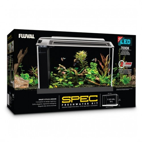 caja nano acuario fluval spec de 19 litros