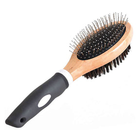 Cepillo doble de bambú XT-DOG (25.2 cm) - HDC330