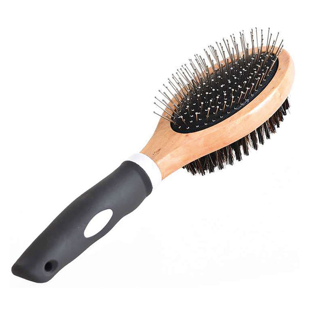 Cepillo doble de bambú XT-DOG (25.2 cm) - HDC330