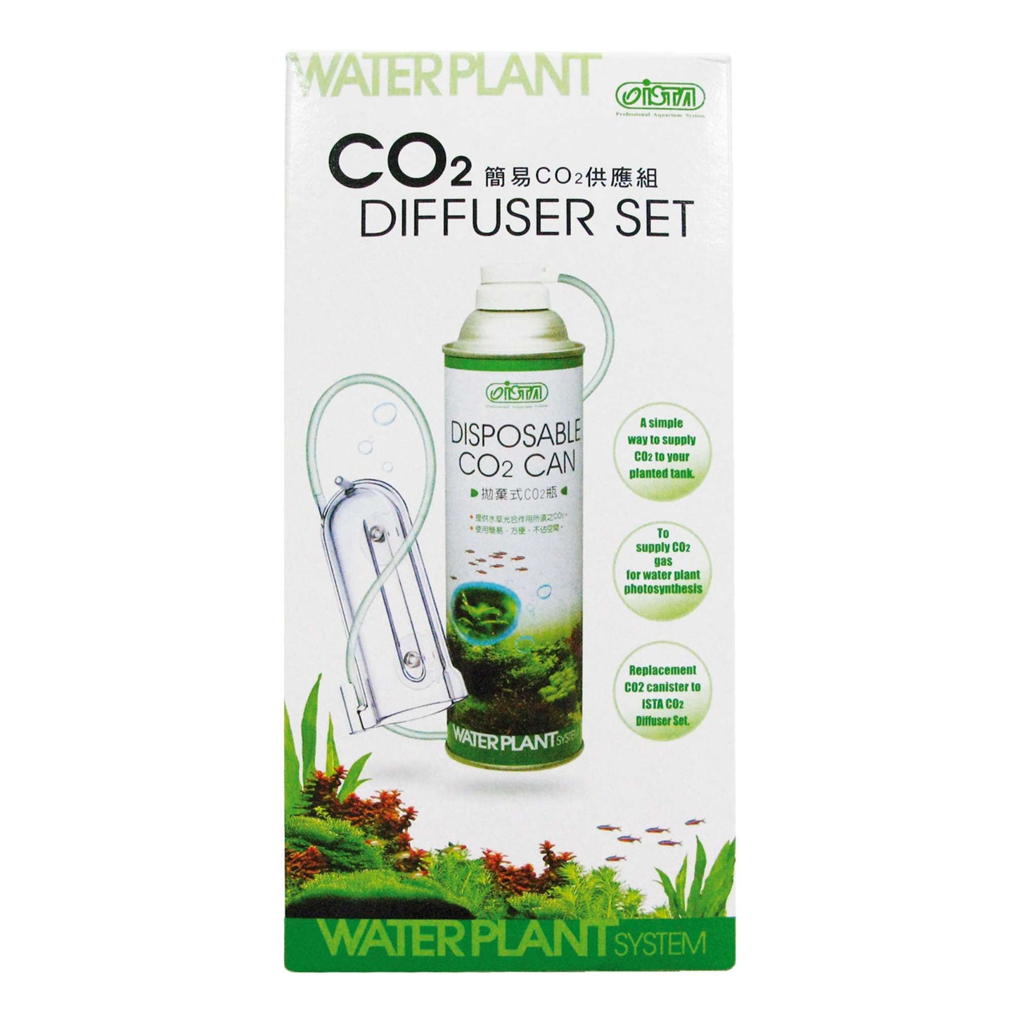 Kit completo CO2 desechable WATERPLANT