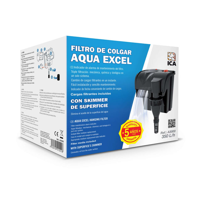 Filtro de cascada aqua excel