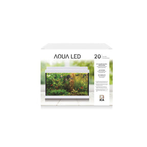 caja acuario aqua led 20 llitros blanco