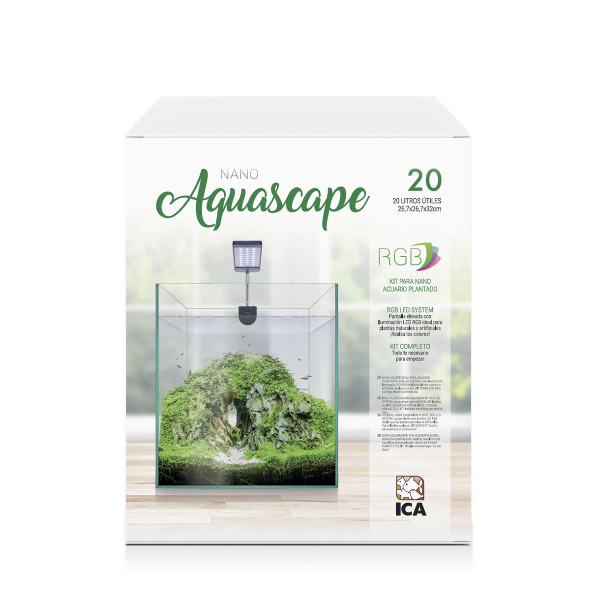 Kit de acuario Nano AQUASCAPE RGB