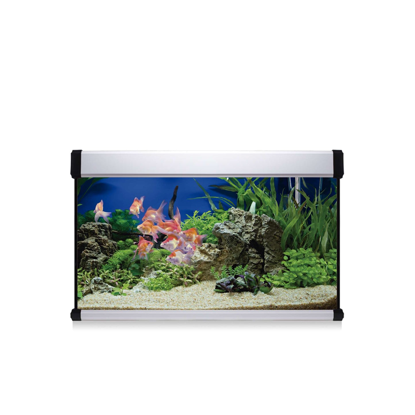 acuario kit aqua lux pro de 100 litros blanco