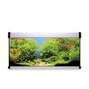 acuario kit aqua lux pro de 130 litros blanco