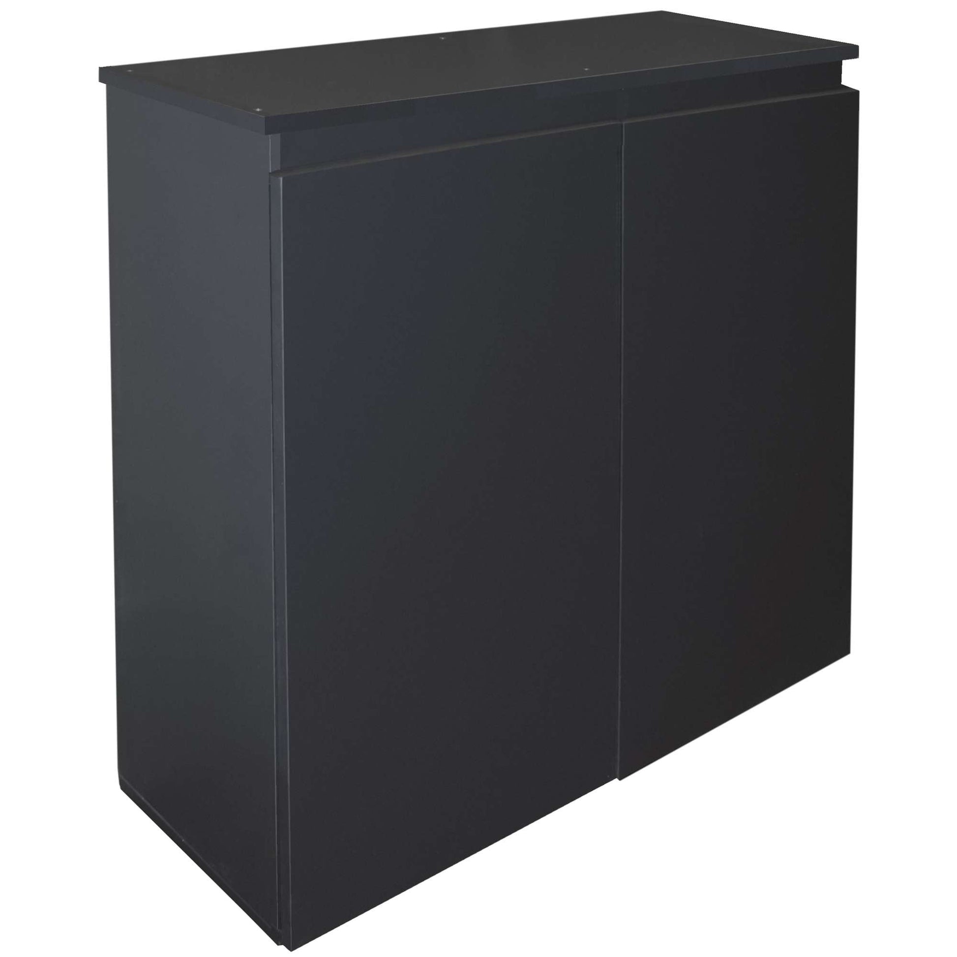 mesa de color negro para acuario aquascape rgb 130 litros