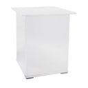 Mesa de color blanco para acuarios cubo