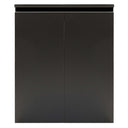 Mesa negra para acuarios de 60, 64, 68 y 70 litros  de frente