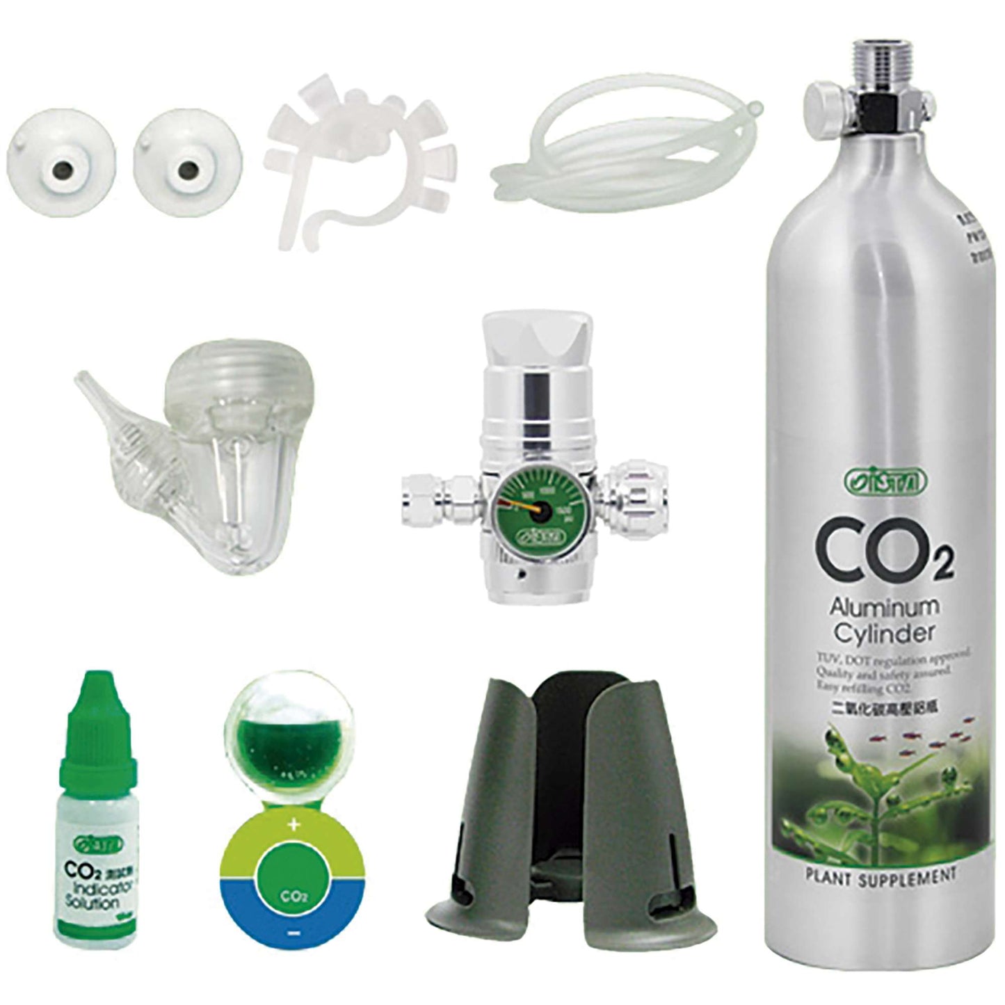 Kit de CO2 con cilindro de aluminio