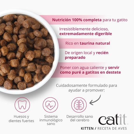 Pienso para gatito junior Catit Recipes - Receta de Aves para KITTEN