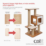 Árbol rascador para gatos de razas grandes Catit Vesper High Base Gigante