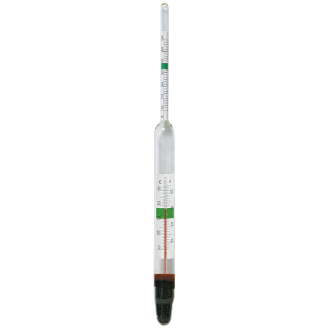 Densímetro + termómetro de cristal - KA22