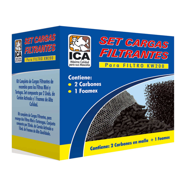 Carga de carbón activado para micro filtro KW200 - KW200S