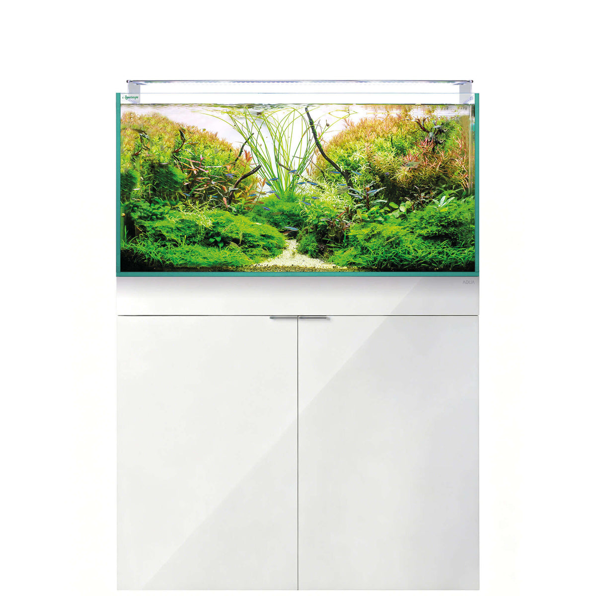 Mesa blanca para acuarios AQUA STAND PREMIUM 100 cm