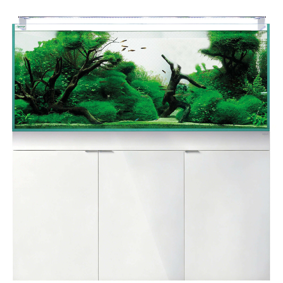 Mesa blanca para acuarios AQUA STAND PREMIUM 120 cm