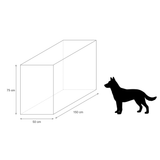 Mesa negra para acuarios AQUA STAND PREMIUM 150 cm