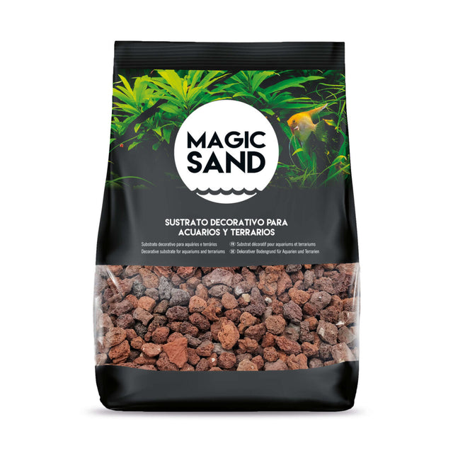 Grava volcánica roja MAGIC SAND (2-6 mm)