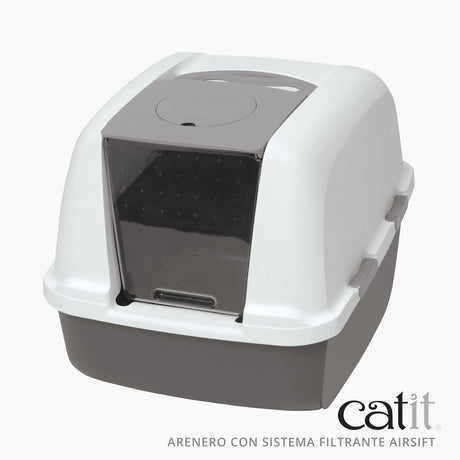 Arenero cerrado para gatos con control de olores Catit Airsift