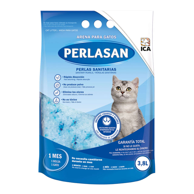 Lecho sanitario PERLASAN para gatos (3.8 l) - PERLA10