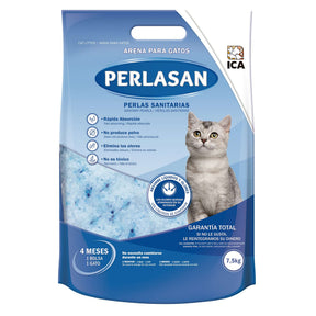 Lecho sanitario PERLASAN para gatos (7.5 kg) - PERLA2
