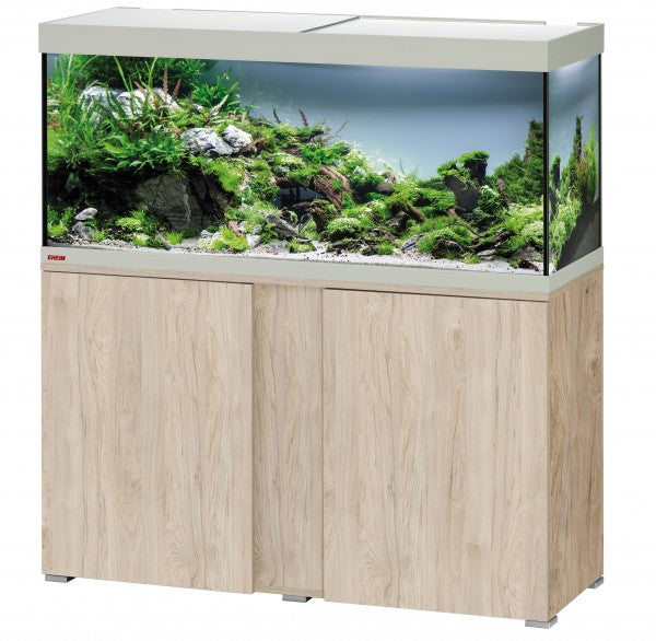 Acuario Eheim vivalineLED 240 en color roble gris