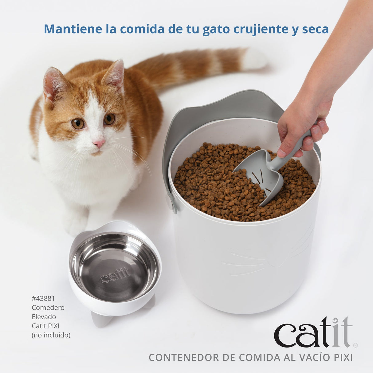 Contenedor de Comida de gatos al Vacío Catit PIXI