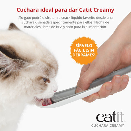 Cuchara para snacks para gatos Catit Creamy