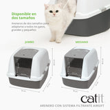 Arenero cerrado para gatos con control de olores Catit Airsift