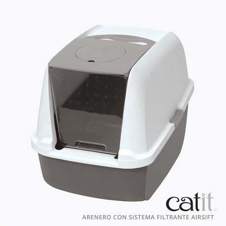 Arenero cerrado para gatos con control de olores Catit Airsift